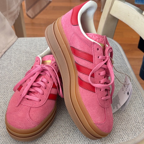 Adidas Gazelle Bold Pink Sneakers - Picture 6 of 7